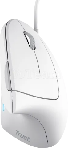 Photo de Souris filaire ergonomique Trust Verto (Blanc)