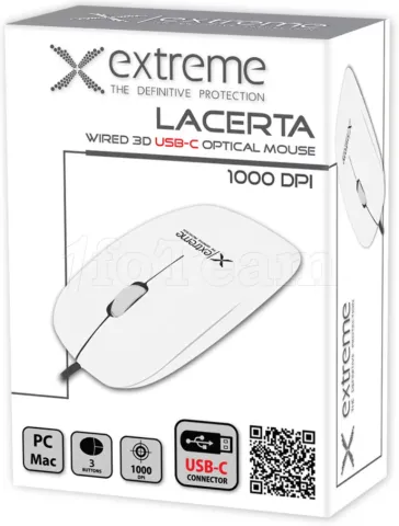 Photo de Souris filaire Esperanza Extreme XM111 (Blanc)