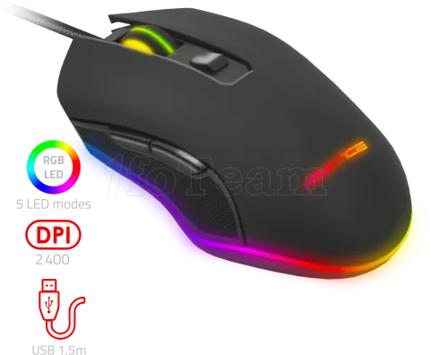 Photo de Souris filaire Gamer Advance GTA 210 RGB (Noir)