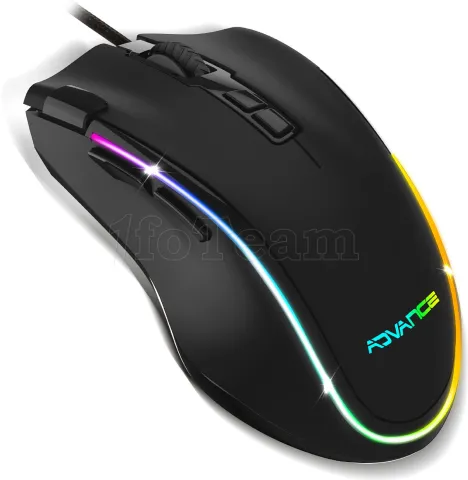 Photo de Souris filaire Gamer Advance GTA 250 RGB (Noir)