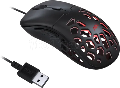 Photo de Souris filaire Gamer AOC GM510 RGB (Noir)