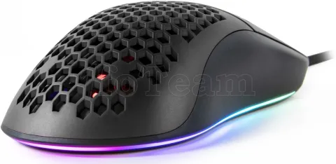 Photo de Souris filaire Gamer Arozzi Favo Ultra Light RGB (Noir)