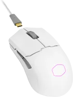 Photo de Souris filaire Gamer Cooler Master MasterMouse MM712 (Blanc)