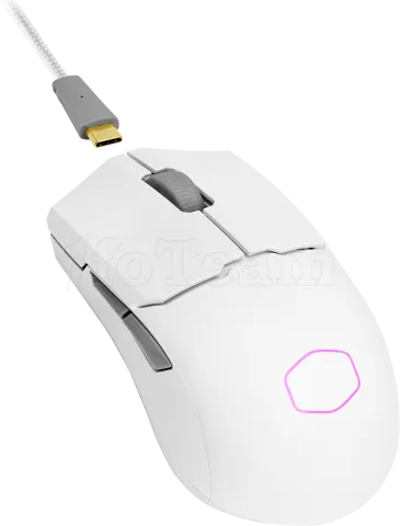 Photo de Souris filaire Gamer Cooler Master MasterMouse MM712 (Blanc)