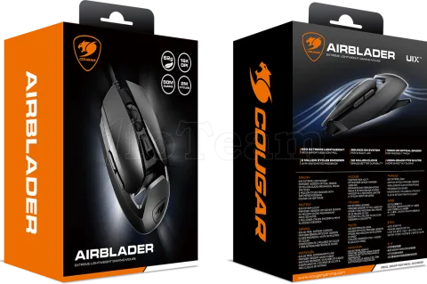 Photo de Souris filaire Gamer Cougar Airblader (Noir)