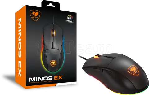 Photo de Souris filaire Gamer Cougar Minos EX RGB (Noir)