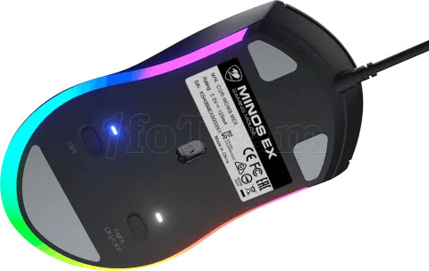 Photo de Souris filaire Gamer Cougar Minos EX RGB (Noir)