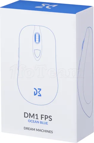 Photo de Souris filaire Gamer Dream Machines DM1 FPS (Bleu)