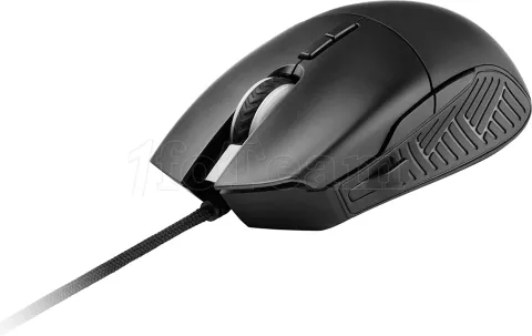 Photo de Souris filaire Gamer Ergonomique L33T Gaming Gungnir RGB (Noir)