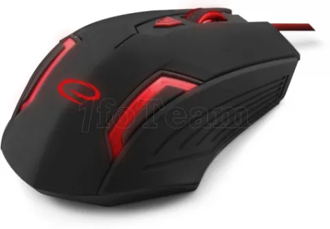 Photo de Souris filaire Gamer Esperanza MX205 Fighter (Noir/Rouge)