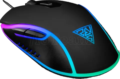 Photo de Souris filaire Gamer Gamdias Aura GS1 RGB (Noir)