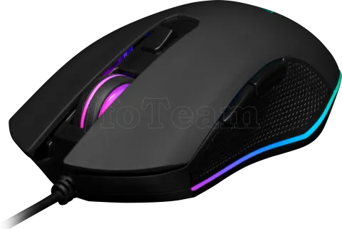 Photo de Souris filaire Gamer Gamdias Aura GS2 RGB (Noir)