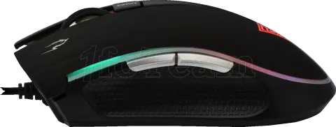 Photo de Souris filaire Gamer Gamdias Zeus E2 RGB avec Tapis de souris (Noir)