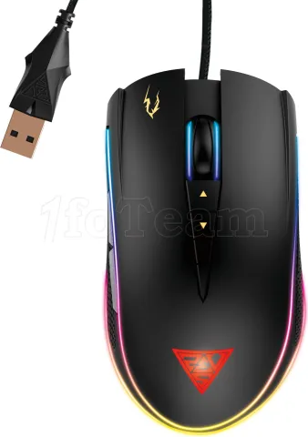 Photo de Souris filaire Gamer Gamdias Zeus P2 RGB (Noir)