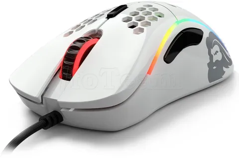 Photo de Souris filaire Gamer Glorious PC Gaming Race Model D RGB (Blanc Brillant)