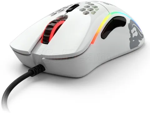 Photo de Souris filaire Gamer Glorious PC Gaming Race Model D RGB (Blanc Brillant)