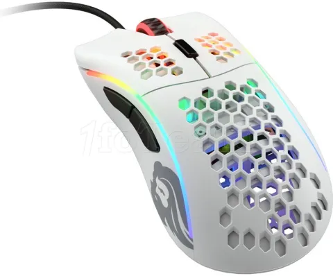 Photo de Souris filaire Gamer Glorious PC Gaming Race Model D RGB (Blanc)