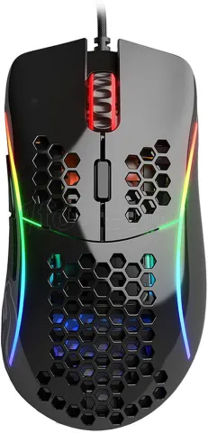 Photo de Souris filaire Gamer Glorious PC Gaming Race Model D RGB (Noir Brillant)