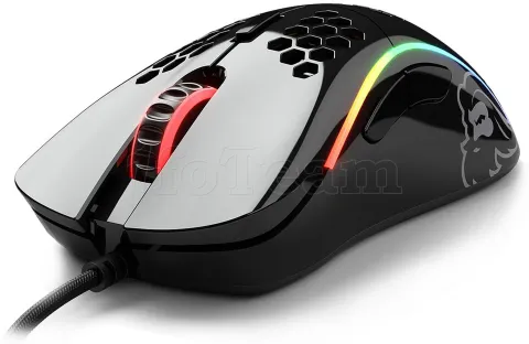 Photo de Souris filaire Gamer Glorious PC Gaming Race Model D RGB (Noir Brillant)