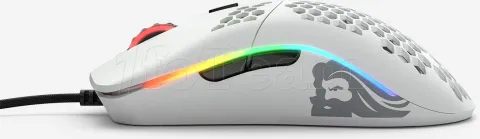 Photo de Souris filaire Gamer Glorious PC Gaming Race Model O Minus (O-) RGB (Blanc)