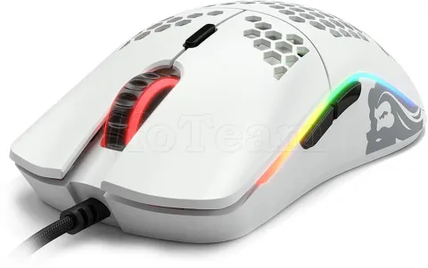 Photo de Souris filaire Gamer Glorious PC Gaming Race Model O RGB (Blanc)