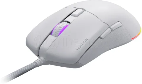 Photo de Souris filaire Gamer Hator Pulsar 3 RGB (Blanc)