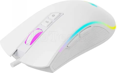 Photo de Souris filaire Gamer Havit MS1034 RGB (Blanc)