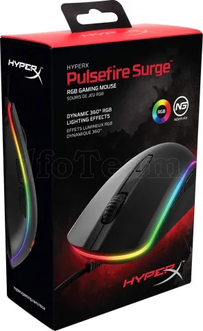 Photo de Souris filaire Gamer HyperX Pulsefire Surge RGB (Noir)