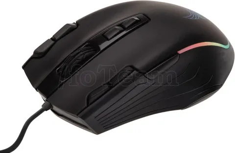 Photo de Souris filaire Gamer L33T Gaming Mjolnir RGB (Noir)