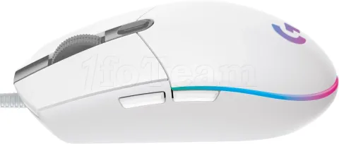 Photo de Souris filaire Gamer Logitech G102 LightSync RGB (Blanc)