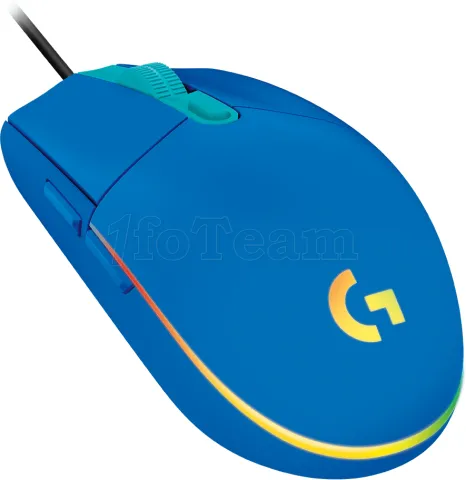 Photo de Souris filaire Gamer Logitech G102 LightSync RGB (Bleu)