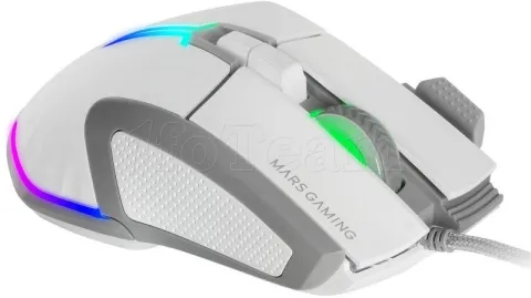 Photo de Souris filaire Gamer Mars Gaming MM-XT RGB (Blanc)