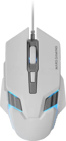 Photo de Souris filaire Gamer Mars Gaming MM024 RGB (Blanc)