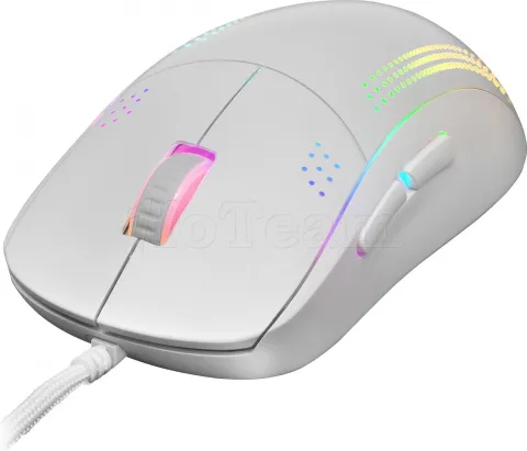 Photo de Souris filaire Gamer Mars Gaming MMPro RGB (Blanc)