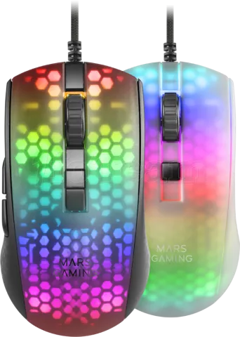 Photo de Souris filaire Gamer Mars Gaming MMR RGB (Noir)