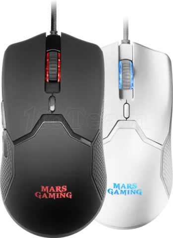 Photo de Souris filaire Gamer Mars Gaming MMV RGB (Blanc)