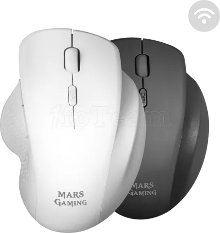 Photo de Souris filaire Gamer Mars Gaming MMWErgo (Blanc)