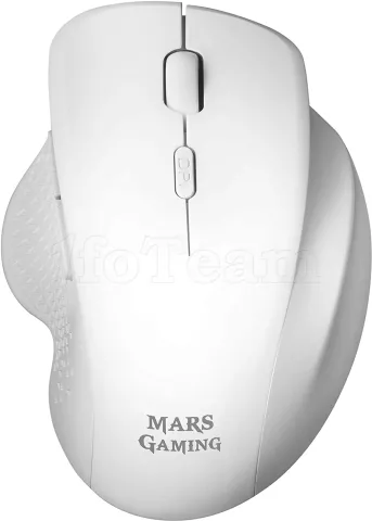 Photo de Souris filaire Gamer Mars Gaming MMWErgo (Blanc)