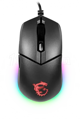 Photo de Souris filaire Gamer MSI Clutch GM11 RGB (Noir)