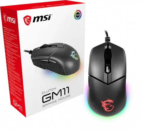 Photo de Souris filaire Gamer MSI Clutch GM11 RGB (Noir)