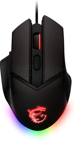 Photo de Souris filaire Gamer MSI Clutch GM20 Elite RGB (Noir)