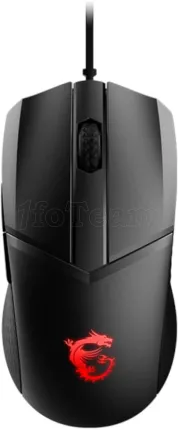 Photo de Souris filaire Gamer MSI Clutch GM41 Lightweight V2 RGB (Noir)