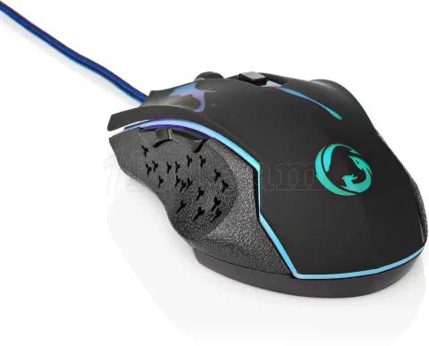 Photo de Souris filaire Gamer Nedis GMWD210BK (Noir)