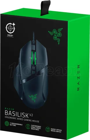 Photo de Souris filaire Gamer Razer Basilisk v2 RGB (Noir)