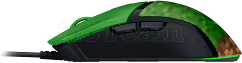Photo de Souris filaire Gamer Razer Cobra Minecraft (Vert/Noir)