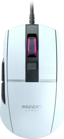 Photo de Souris filaire Gamer Roccat Burst Core RGB (Blanc)