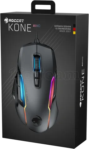 Photo de Souris filaire Gamer Roccat Kone AIMO Remastered RGB (Noir)
