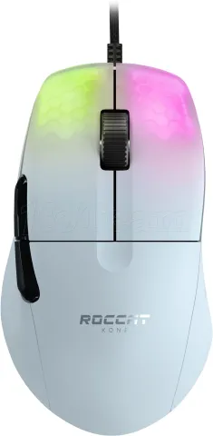 Photo de Souris filaire Gamer Roccat Kone Pro RGB (Blanc)