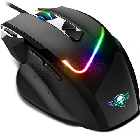 Photo de Souris filaire Gamer Spirit of Gamer Pro-M3 RGB (Noir) avec tapis