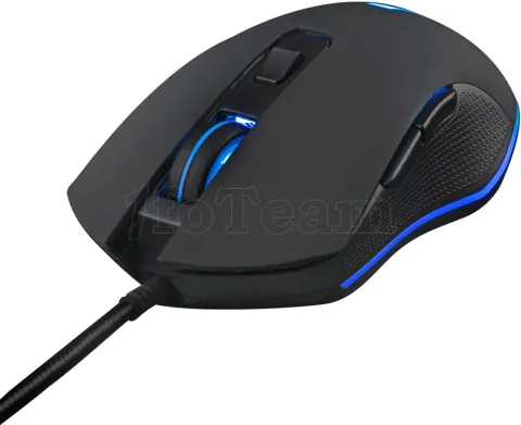 Photo de Souris filaire Gamer The G-Lab Kult Hélium RGB (Noir)